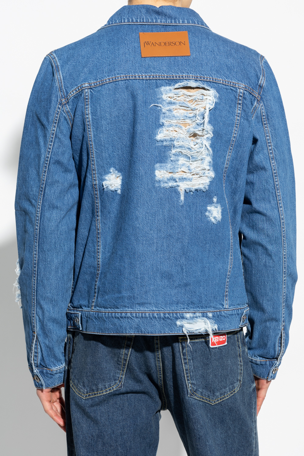 JW Anderson Distressed denim jacket | Men's Clothing | Vitkac